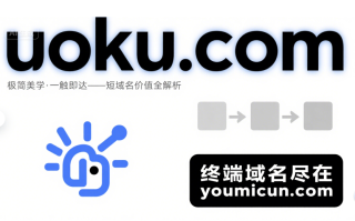 极简美学·一触即达——uoku.com短域名价值全解析
