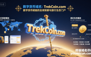 数字货币域名：TrekCoin.com：数字货币赋能的全球探索与旅行生态门户