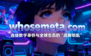 元宇宙域名whosemeta.com推荐语：连接数字身份与全球生态的“战略钥匙”