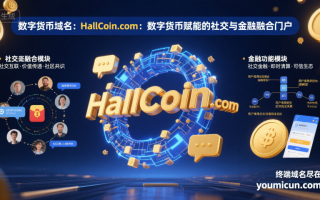 数字货币域名：HallCoin.com：数字货币赋能的社交与金融融合门户