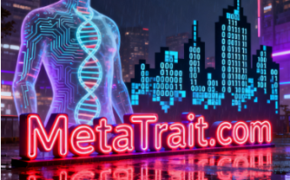 元宇宙域名MetaTrait.com推荐语：解码“Meta+Trait”的虚实融合基因与场景革命