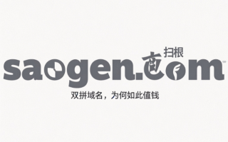 双拼域名saogen.com（扫根）——探源未来，定义行业深度