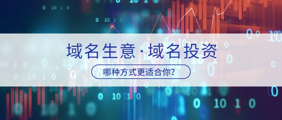 把域名当一门长久生意来经营的模式，适合所有投资人吗？-第1张图片-优米村(YOUMICUN.COM)