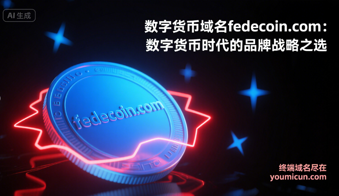 数字货币域名fedecoin.com：数字货币时代的品牌战略之选-第1张图片-优米村(YOUMICUN.COM)