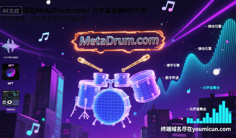 元宇宙域名MetaDrum.com：元宇宙浪潮中的节奏引领者，开启数字新纪元的鼓点-第1张图片-优米村(YOUMICUN.COM)