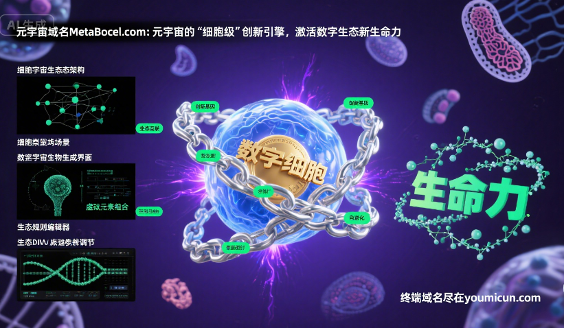 元宇宙域名MetaBocel.com：元宇宙的“细胞级”创新引擎，激活数字生态新生命力-第1张图片-优米村(YOUMICUN.COM)