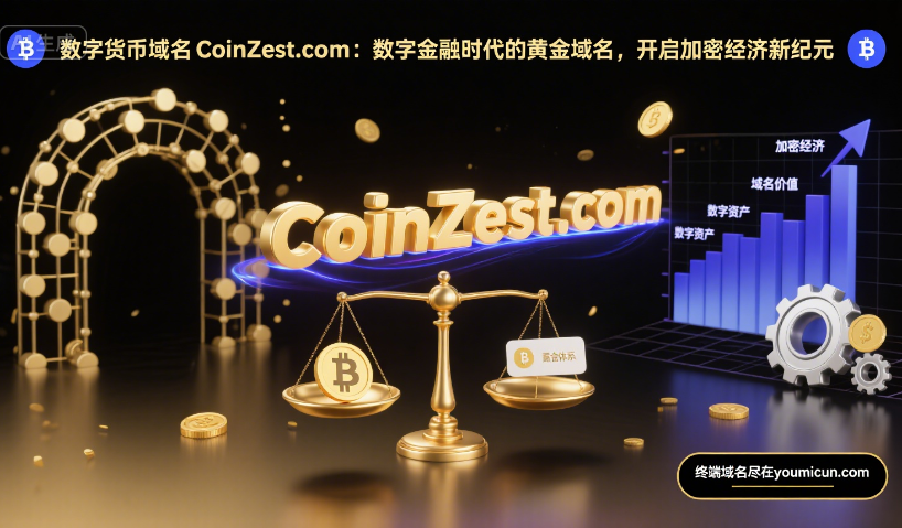 数字货币域名CoinZest.com：数字金融时代的黄金域名，开启加密经济新纪元-第1张图片-优米村(YOUMICUN.COM)