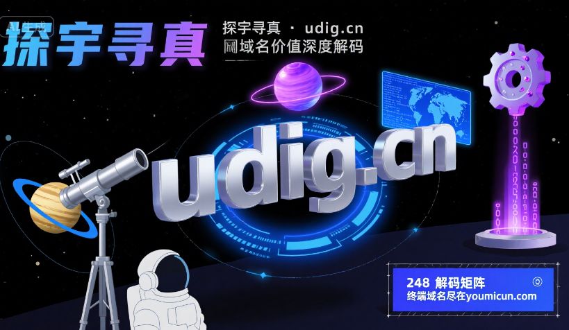 探宇寻真·udig.cn域名价值深度解码-第1张图片-优米村(YOUMICUN.COM)