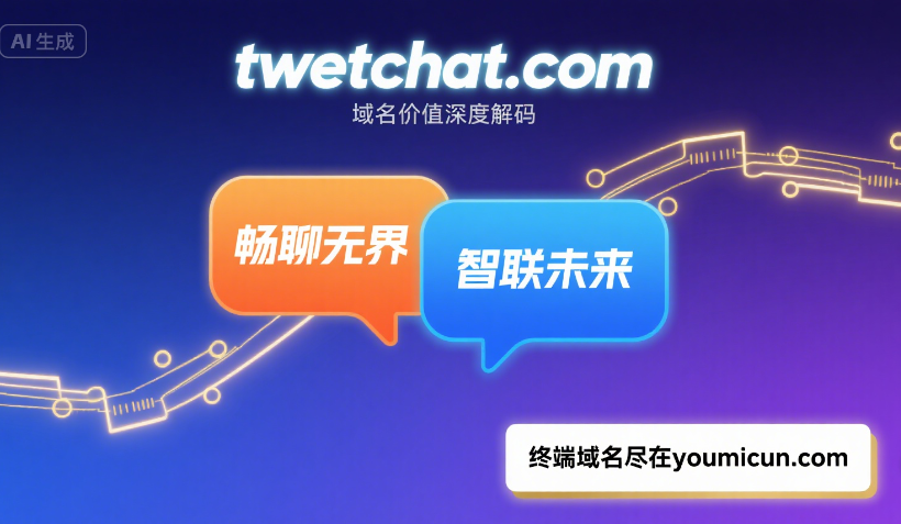 畅聊无界·智联未来——twetchat.com域名价值深度解码-第1张图片-优米村(YOUMICUN.COM)