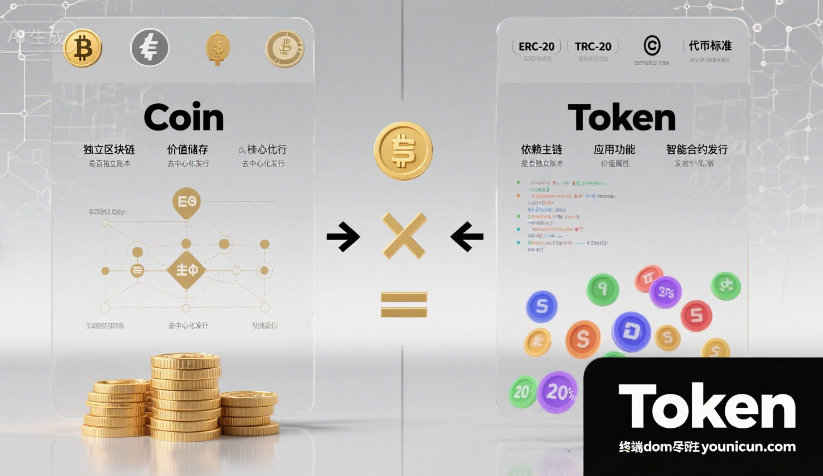 Coin和Token有什么区别-第1张图片-优米村(YOUMICUN.COM)