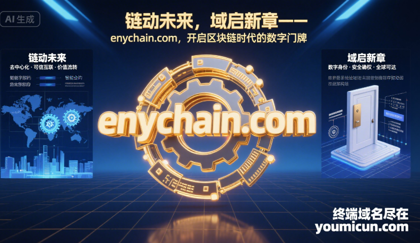 链动未来，域启新章——enychain.com，开启区块链时代的数字门牌-第1张图片-优米村(YOUMICUN.COM)