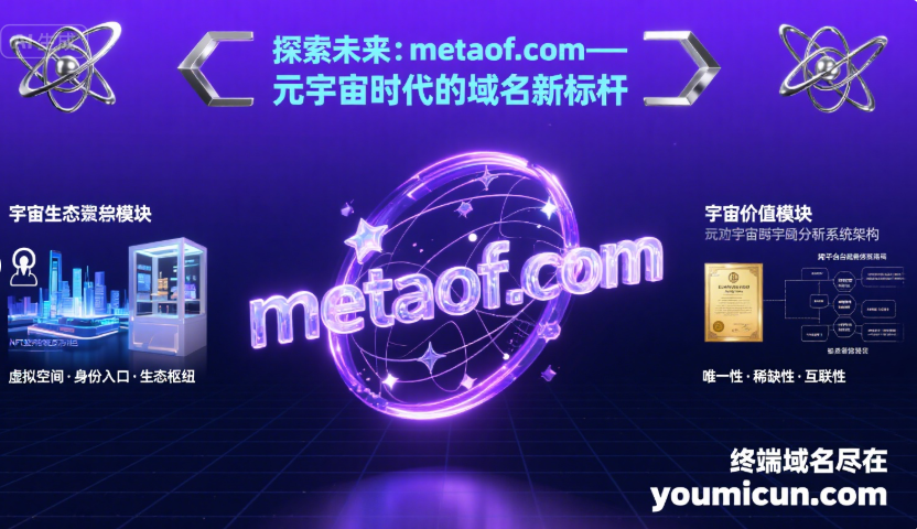 探索未来：metaof.com—— 元宇宙时代的域名新标杆-第1张图片-优米村(YOUMICUN.COM)