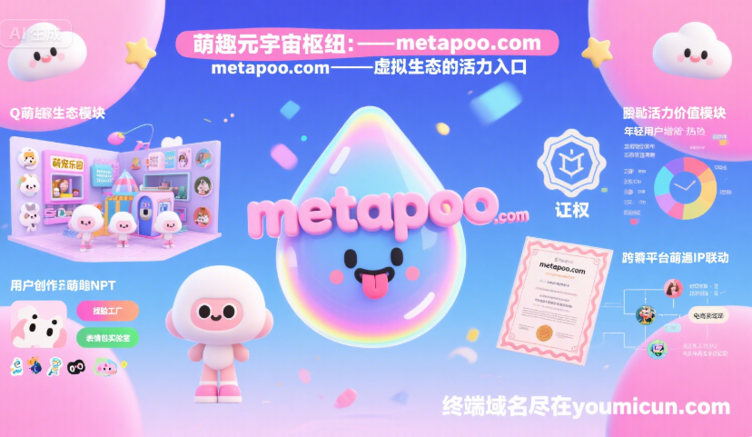 萌趣元宇宙枢纽：metapoo.com—— 锚定 Z 世代的虚拟生态活力入口-第1张图片-优米村(YOUMICUN.COM)