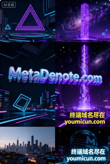 元宇宙域名MetaDenote.com推荐语：解码“Meta+Denote”的语义张力与场景革命-第1张图片-优米村(YOUMICUN.COM)