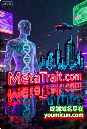 元宇宙域名MetaTrait.com推荐语：解码“Meta+Trait”的虚实融合基因与场景革命-第1张图片-优米村(YOUMICUN.COM)