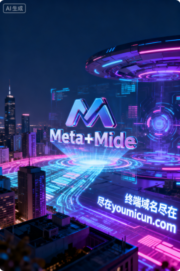 元宇宙域名MetaMide.com推荐语：解码“Meta+Mide”的虚实融合与跨界生态-第1张图片-优米村(YOUMICUN.COM)