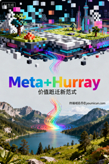 元宇宙域名MetaHurray.com推荐语：解码“Meta+Hurray”的虚实融合与价值跃迁新范式-第1张图片-优米村(YOUMICUN.COM)