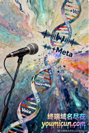 元宇宙域名VoMeta.com推荐语：解码“Voice+Meta”的虚实交互与场景化创新新范式-第1张图片-优米村(YOUMICUN.COM)