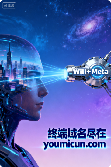 元宇宙域名WilMeta.com推荐语：以“Will+Meta”构建虚实融合的意志力元宇宙枢纽-第1张图片-优米村(YOUMICUN.COM)