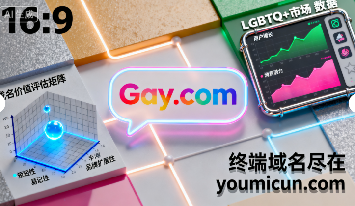 四字母精品创意域名iGay.com深度综合解析及商业使用价值分析-第1张图片-优米村(YOUMICUN.COM)