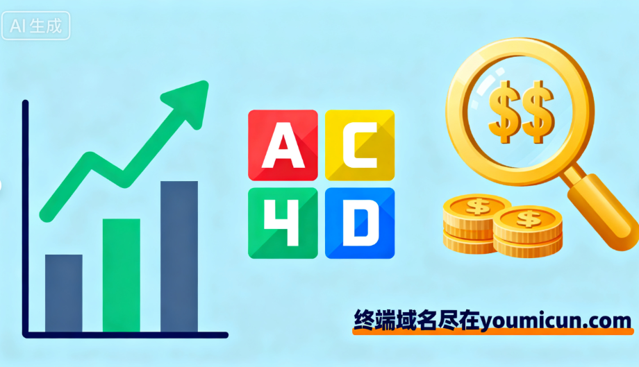 你如何看待四字母域名投资？你手上有四字母域名吗？-第1张图片-优米村(YOUMICUN.COM)