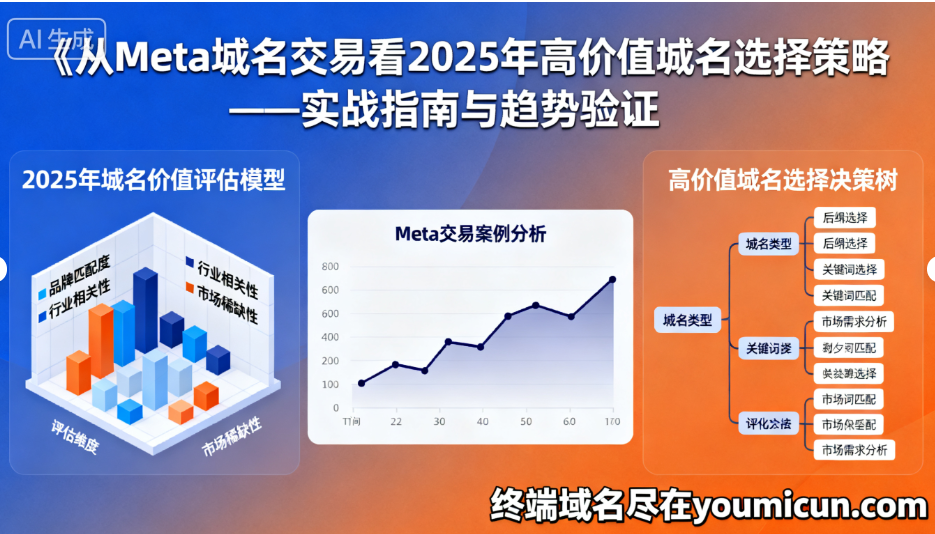 从Meta域名交易看2025年高价值域名选择策略——实战指南与趋势验证-第1张图片-优米村(YOUMICUN.COM) 从Meta域名交易看2025年高价值域名选择策略——实战指南与趋势验证-第1张图片-优米村(YOUMICUN.COM)